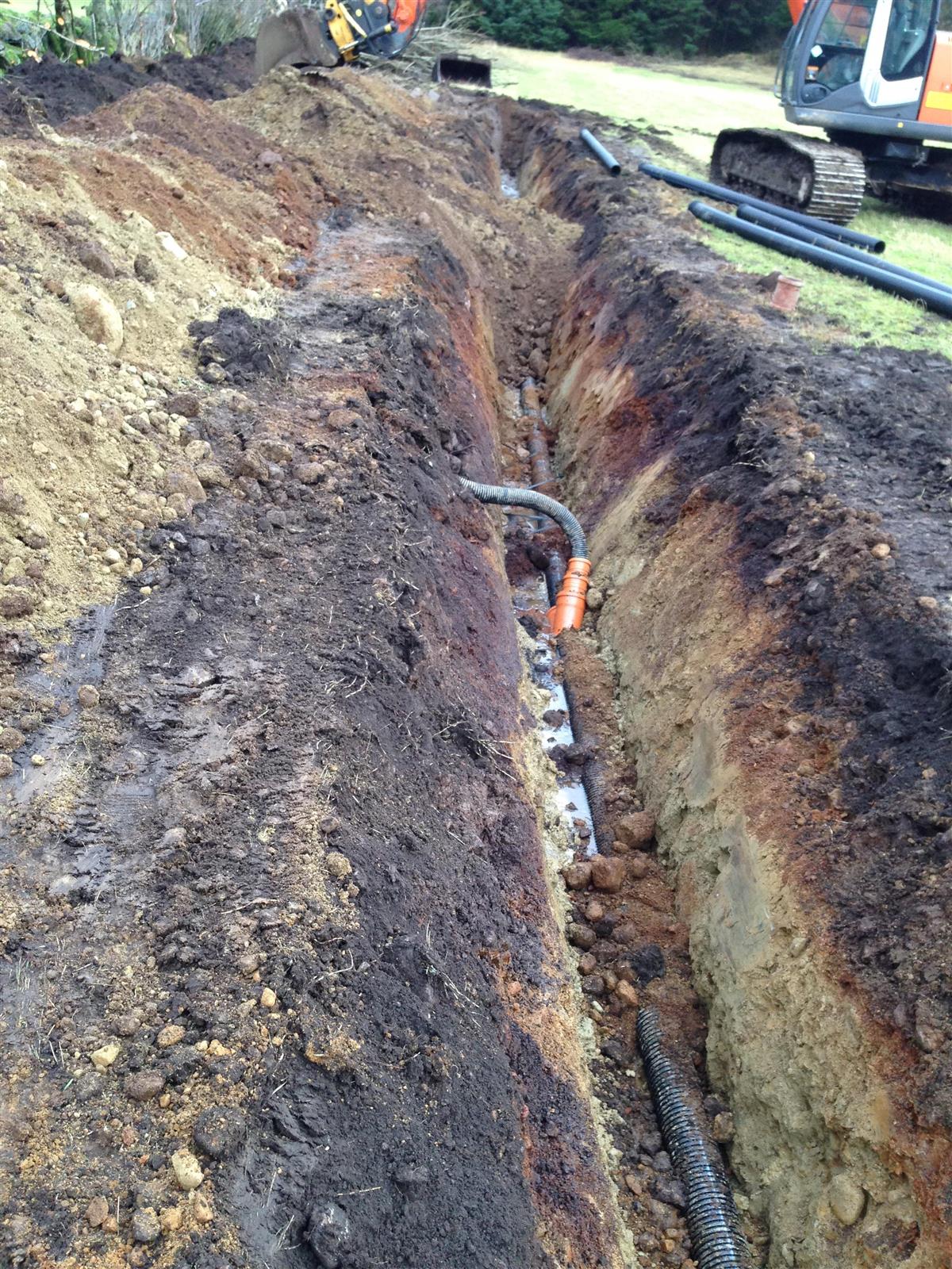 Grøfting - Klikk for stort bilde